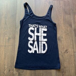 Tami “That’s What She Said” Tank Top